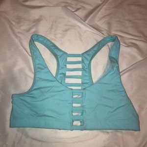 Turqoiuse sports bra (pink)